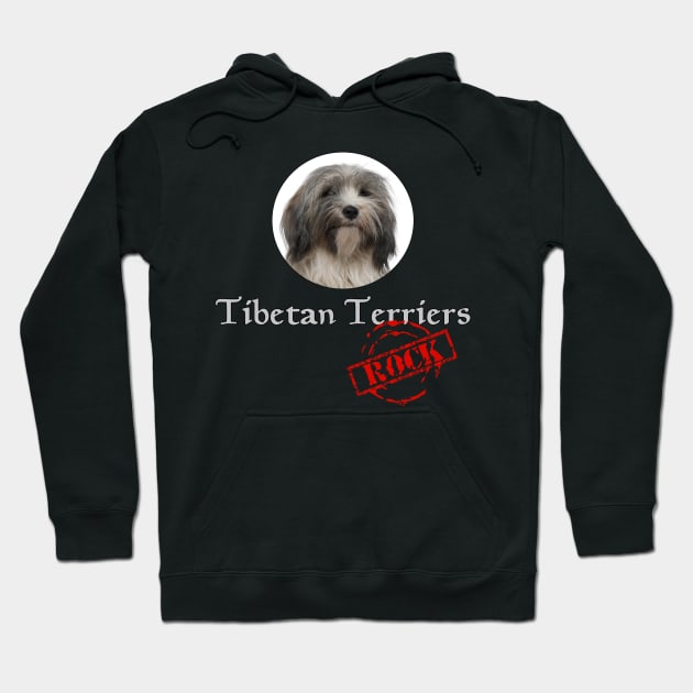 Tibetan Terriers Rock! Hoodie by Naves